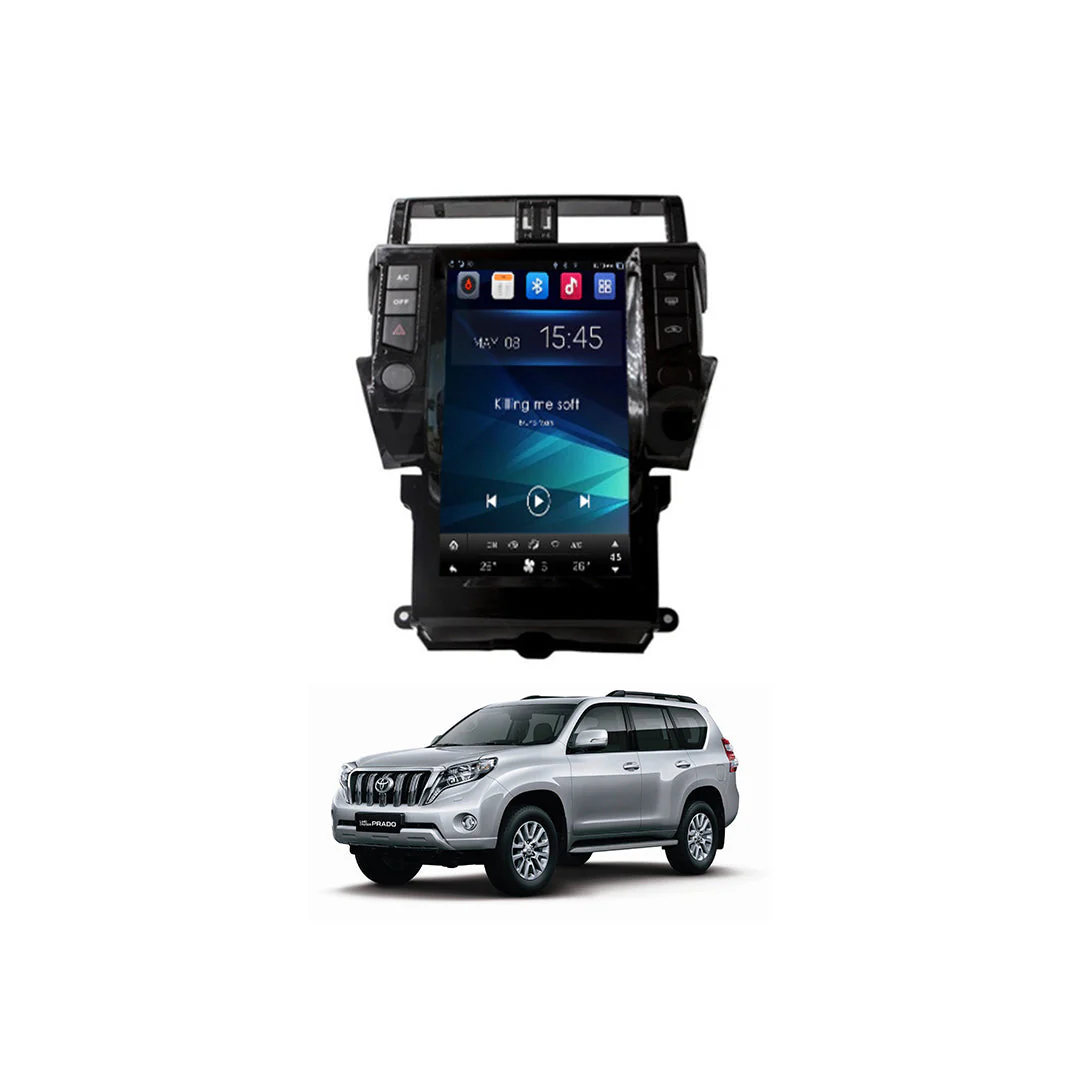 Tesla-Style Panoramic Head Unit for Toyota Prado